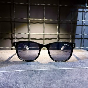 عینک برند MOSCOT فریم مشکی براق شیشه ای/ شیشه دودی کد MZ62003