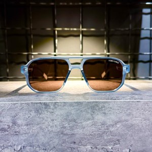 عینک برند TOM FORD فریم آبی / شیشه قهوه ای کد 3503