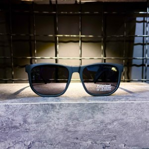 عینک LACOSTE فریم مشکی مات / شیشه دودی کد L680