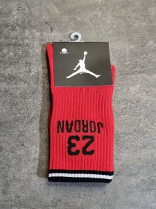 جوراب ساق دار JORDAN23 رنگ قرمز