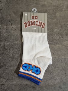 جوراب نیم ساق DOMINO رنگ سفید