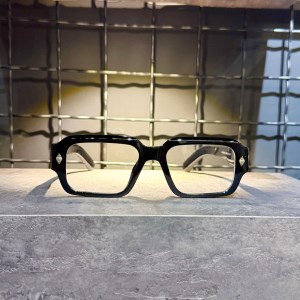 عینک برند CHROME HEARTS فریم مشکی / شیشه سفید کد CH8232