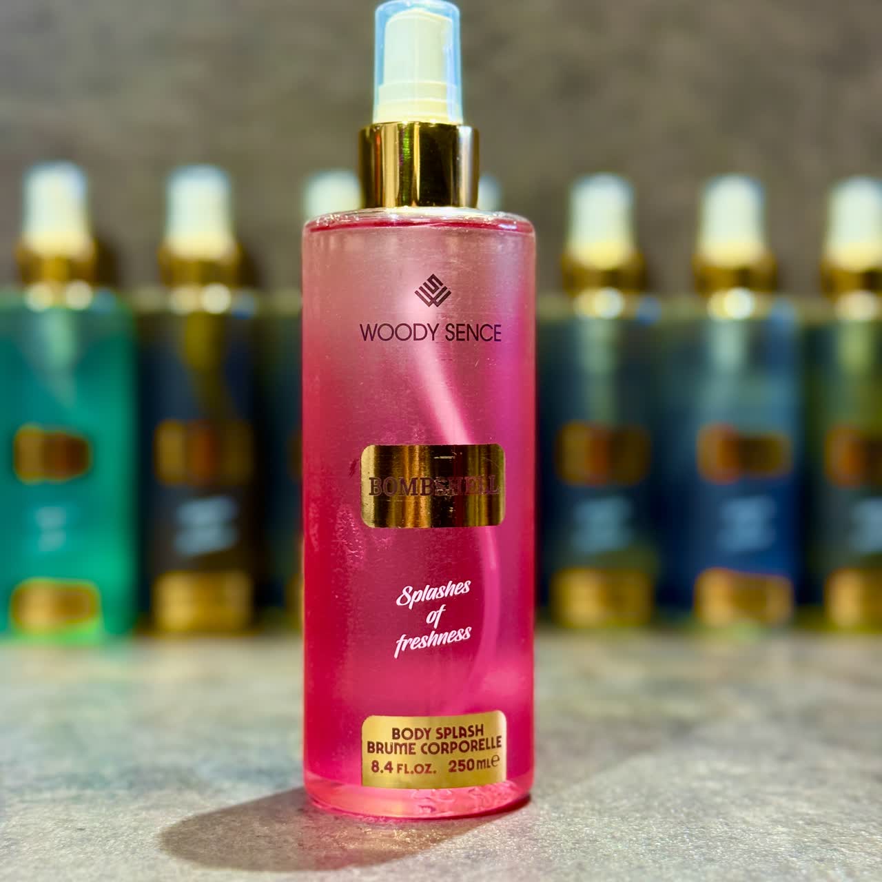 بادی اسپلش WOODY SENCE 250 ML با رایحه بامشل