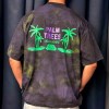 تیشرت اسپیندل طرح PLAN TREES کد 16434 رنگ مشکی سایز 3XL