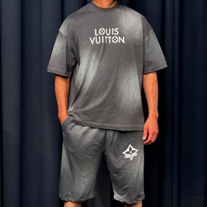 ست تیشرت شلوار اسپیندل طرح LOUIS VUITTON کد 16510