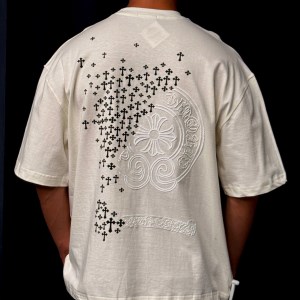 تیشرت طرح دار CHROME HEARTS کد16602