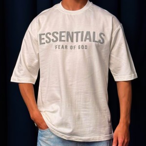 تیشرت پنبه نخ طرح FEAR OF GOD کد 17361