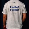 تیشرت وارداتی طرح HELLO کد 18288 رنگ استخونی سایز 4XL