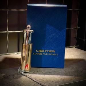 فندک فوتی المنتی برند LIGHTER رنگ گلد کد 185124