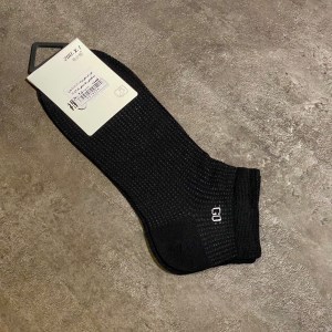 جورراب مچی برند ZUO.X.I طرح بیسکوییتی رنگ مشکی کد 19054