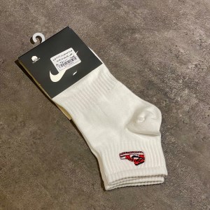 جوراب نیم ساق برند NIKE طرح کفش رنگ سفید کد 19094