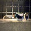 عینک GUCCI فریم سفید / شیشه دودی کد 9666