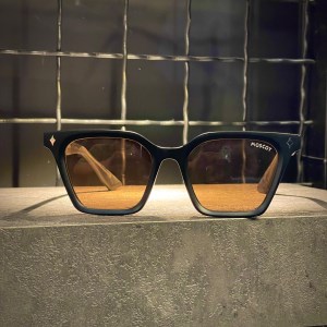 عینک MOSCOT فریم کائوچویی مشکی مات / شیشه قهوه ای کد 6257