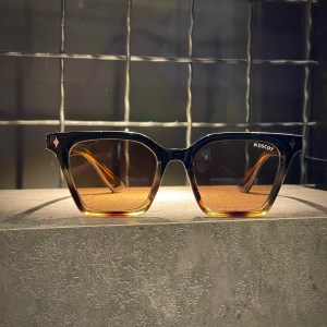 عینک MOSCOT فریم کائوچویی عسلی مشکی پلنگی / شیشه عسلی کد 6257