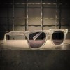 عینک MOSCOT فریم کائوچویی سفید / شیشه دودی کد P26009