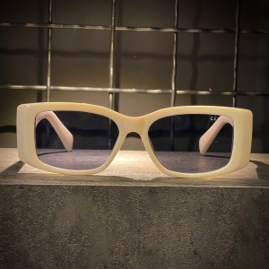 عینک CELINE فریم کائوچویی کرم / دودی کد ZN3833