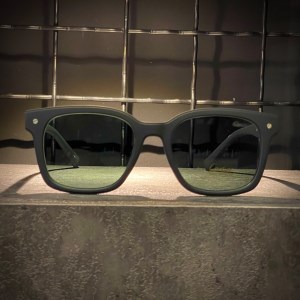 عینک CARTIER فریم کائوچویی مشکی مات/ شیشه دودی کد ZJ1006