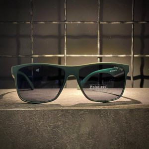 عینک POLICE فریم کائوچویی سبز / شیشه دودی کد 8361