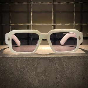 عینک CHROME HEARTS فریم کائوچویی سفید / شیشه دوی کد CH8232