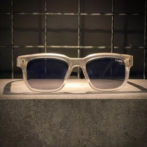 عینک CARTIER فریم کائوچویی دودی / شیشه دودی کد MZ62004