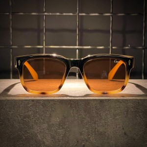 عینک CARTIER فریم کائوچویی پلنگی / شیشه قهوه ای کد MZ62004