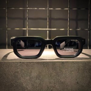 عینک MOSCOT فریم کائوچویی مشکی مات / شیشه دودی کد ZS98155P