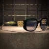 عینک BURBERRY فریم کائوچویی مشکی / شیشه دودی کد BB0310