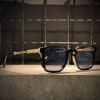 عینک MOSCOT فریم کائوچویی مشکی گلد / شیشه آبی کد ML98371