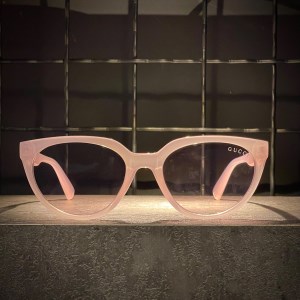 عینک GUCCI فریم کائوچویی صورتی / شیشه صورتی کد 20271