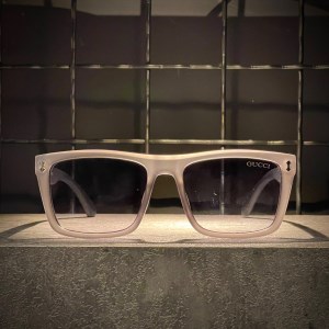 عینک GUCCI فریم کائوچویی دودی / شیشه دودی کد GG3700/S