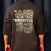 تیشرت وارداتی برند FASHION طرح THREE&YYLAB کد 19967 رنگ مشکی سایز 2XL