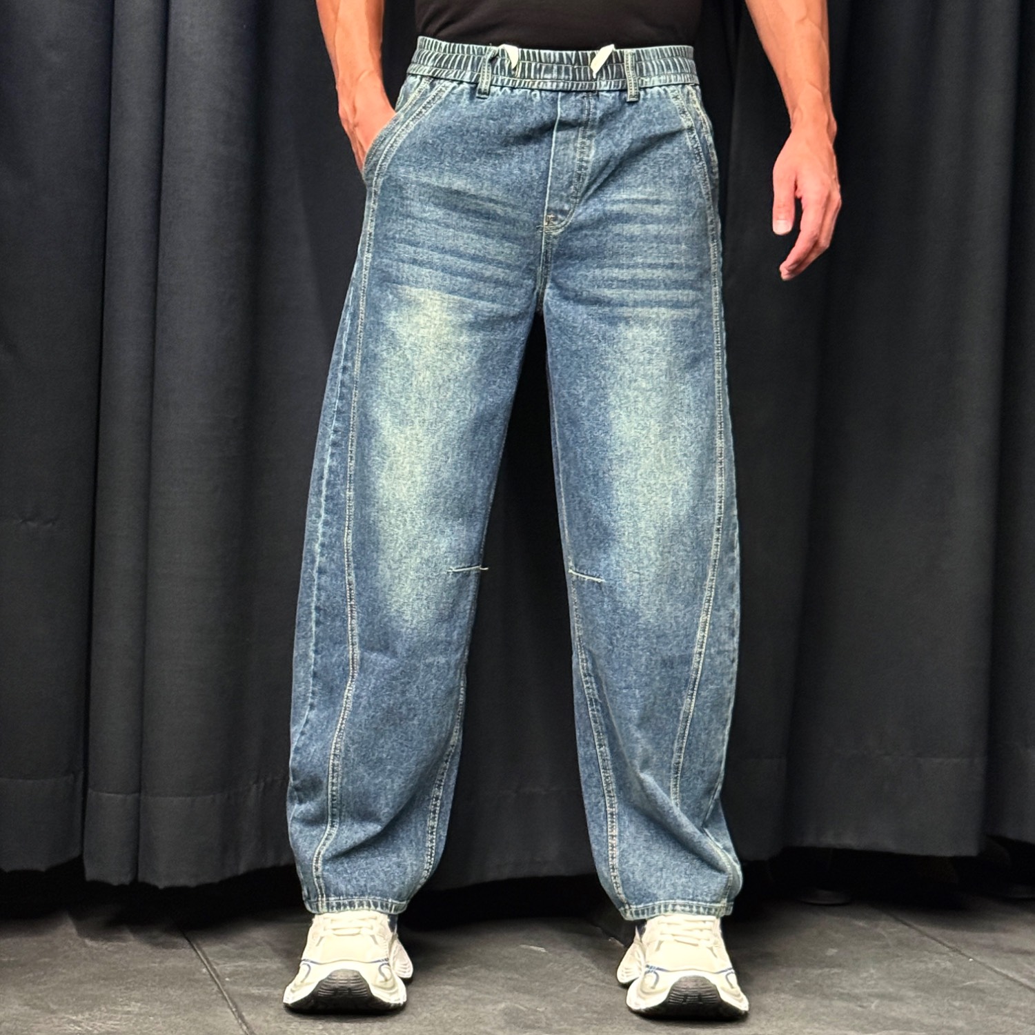 شلوار بالنی وارداتی DENIM/3802 کد 20042
