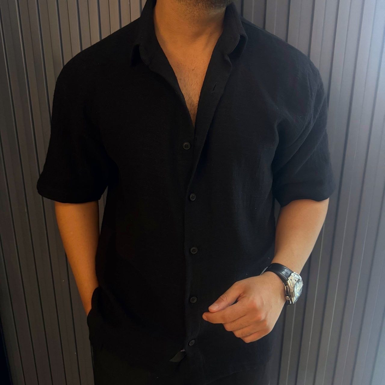 پیراهن آستین کوتاه کنفی ZARA کد 20218