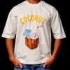 تیشرت باکسی طرح COCONUT تیشرت باکسی طرح COCONUT