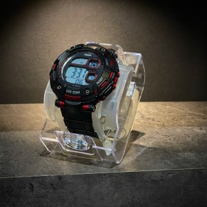 ساعت DASH طرح جیشاک کد H-1610 رنگ مشکی قرمز ساعت DASH طرح جیشاک کد H-1610 رنگ مشکی قرمز