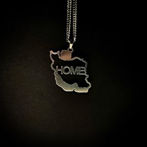 پلاک استیل طرح HOME