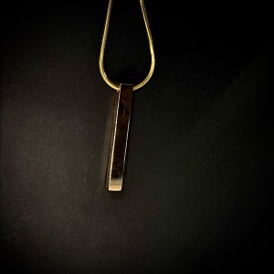 پلاک استیل طرح مکعب مستطیل