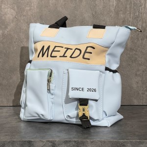 کیف دستی بزرگ مدل MEDIA کد 20855 رنگ آبی کرم