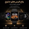 ساعت هوشمند 45 میلی متری برند KEQIWEAR مدل WS40AX با بند سیلیکون /تیتانیومی