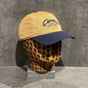 کلاه وارداتی طرح CANTON کد 21400 رنگ نسکافه ای نقاب سورمه ای