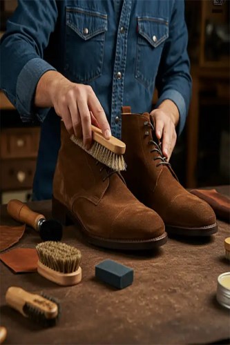 پاک-کردن-لکه-چربی-روی-کفش-جیر